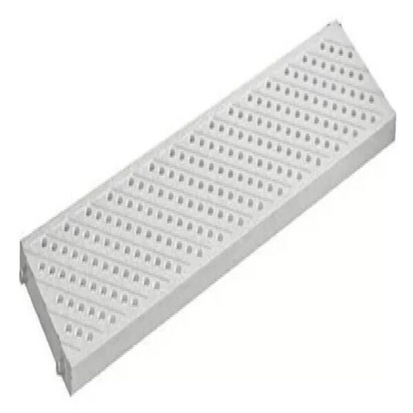 GRELHA PISO CINZA 13X50CM  PEDES TIGRE