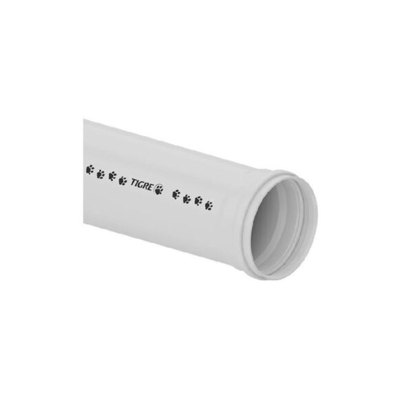 TUBO ESGOTO BV 100MM 6 METROS TIGRE