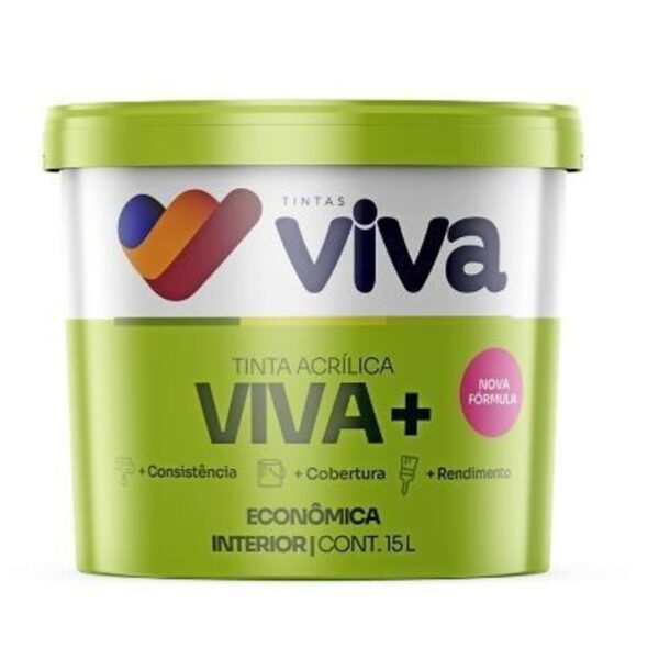 TINTA EC ACR FOSCO 15L MARFIM TINTAS VIVA