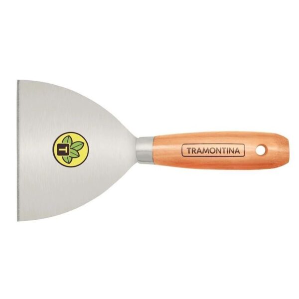 ESPATULA RIGIDA 12 CM CABO MADEIRA TRAMONTINA