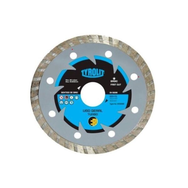 DISCO CORTE DIAMANT 110MM TURBO TYROLIT