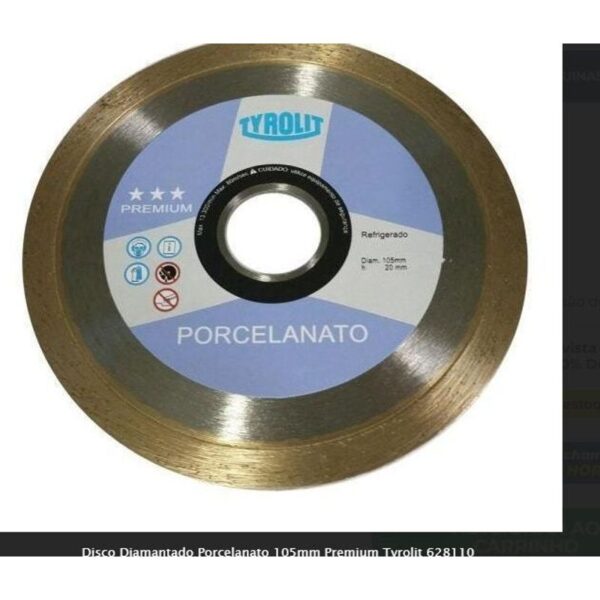 DISCO CORTE DIAMANT P/ PORCEL TYROLIT