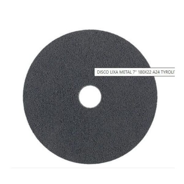 DISCO LIXA 7'' 180X22 GR24 TYROLIT