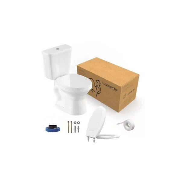 KIT BACIA SANITARIA  SOLUCAO COMPLETA PORTO 6L BRANCA LUZARTE