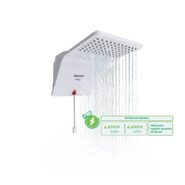 DUCHA ELETRICA DUCALI 4400W BR ZAGONEL
