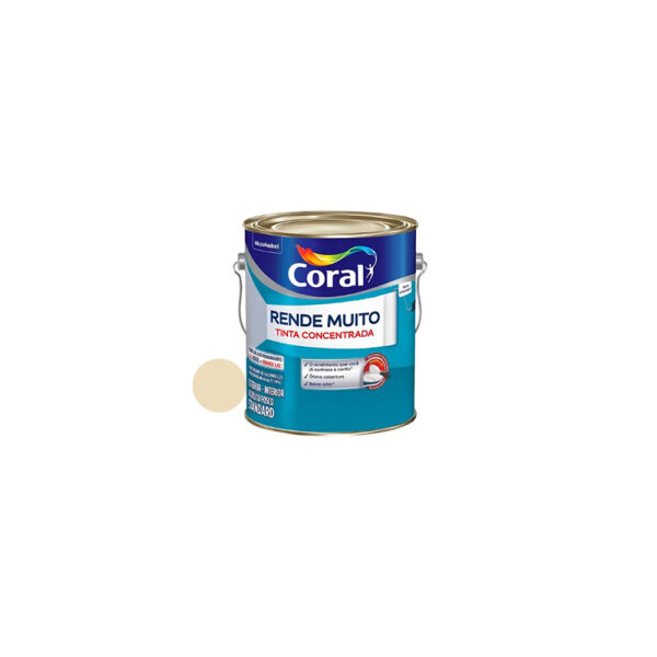 TINTA ACRILICA RENDE MUITO MARFIM 3,2L CORAL
