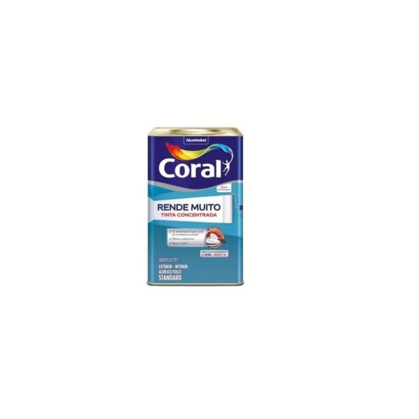 TINTA ACRILICA RENDE MUITO CROMIO 16L CORAL