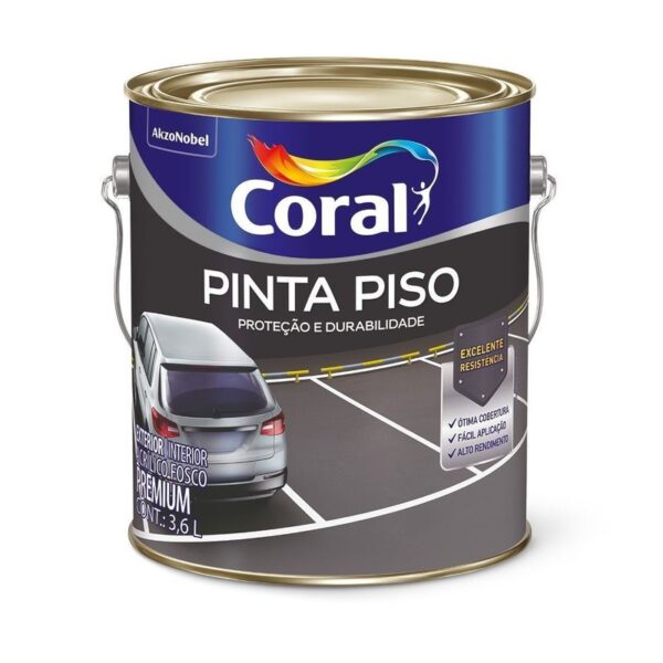 TINTA PINTA PISO CZ MEDIO 3,6L CORAL