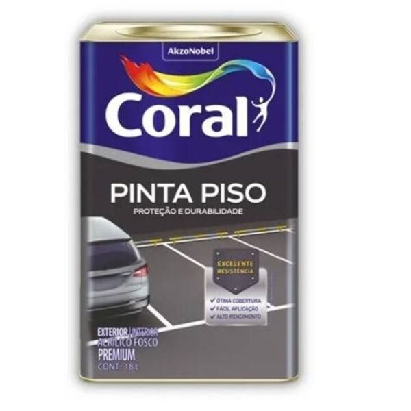 TINTA PINTA PISO VD QUADRA 18L CORAL