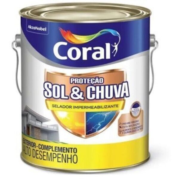 FUNDO IMPERMEABILIZANTE 3,6L CORAL