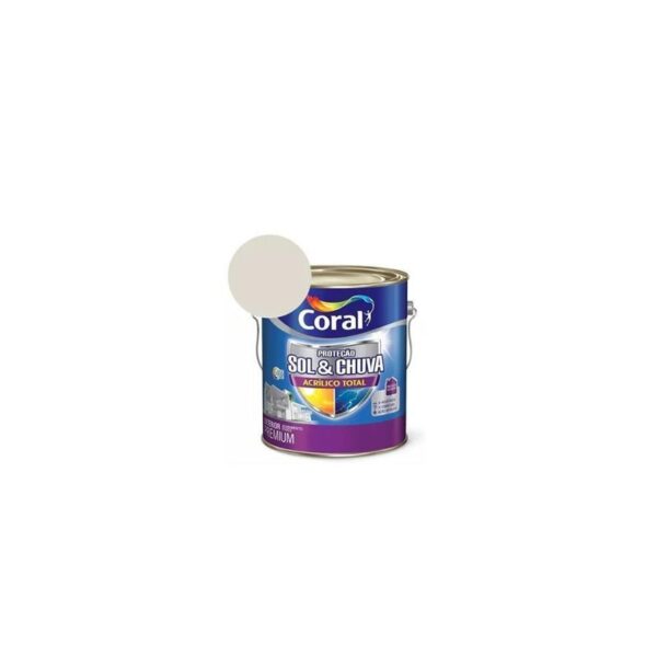 TINTA ACRILICO TOTAL BRANCO GELO 3,6L CORAL