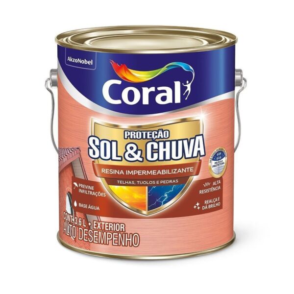RESINA IMPERMEABILIZANTE PROT S&C CERAMIC TILE 3,6L CORAL