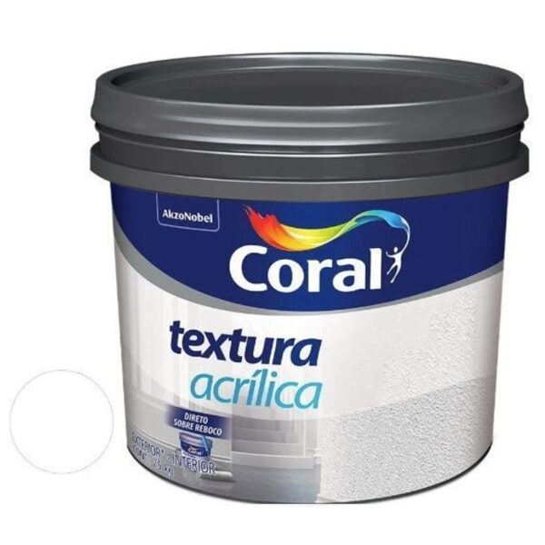 TEXTURA ACRILICA BRANCO 25KG CORAL