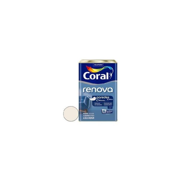 TINTA ACRILICA RENOVA PAREDES FO BRANCO 16L CORAL