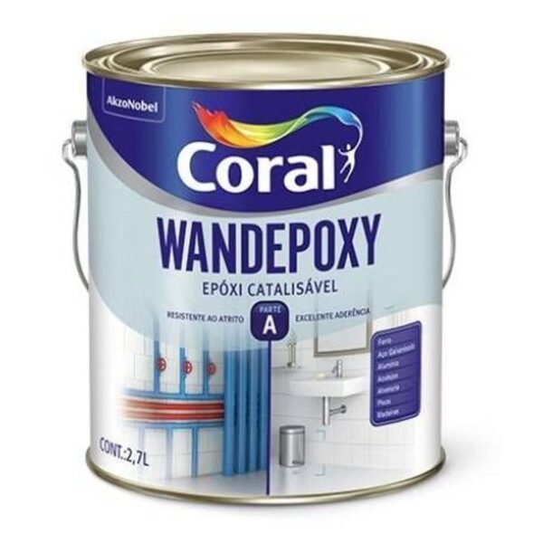 ESMALTE WANDEPOXY PRETO 2,7L CORAL