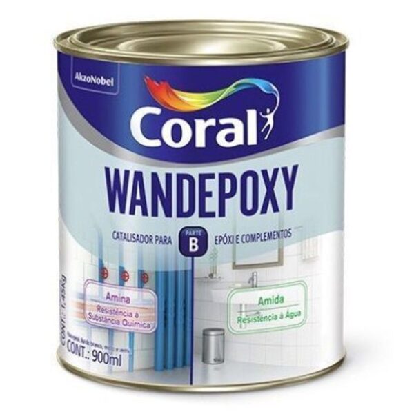 CATALISADOR WANDEPOXY AMIDA FUND 900ML CORAL