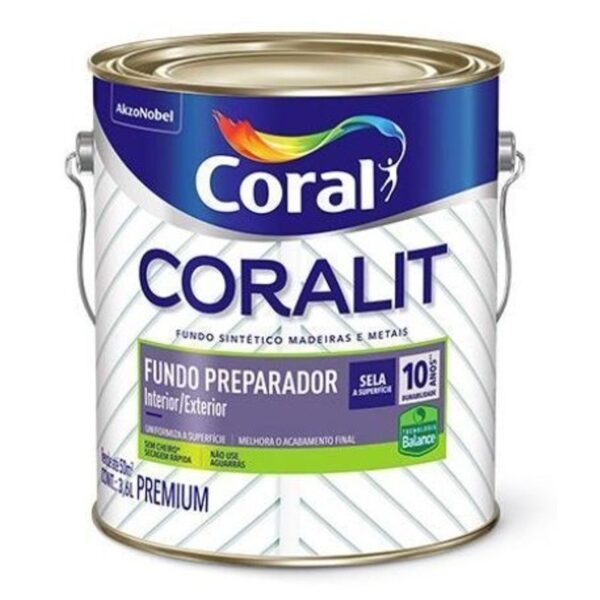 FUNDO PREPARADOR CORALIT BAL 3,6L CORAL