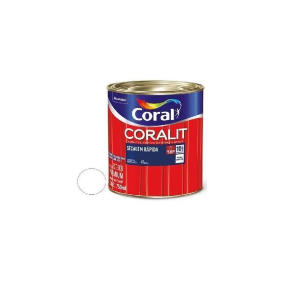 VERNIZ SINT CORALIT SEC RAPIDA BR BRANCO 750ML CORAL