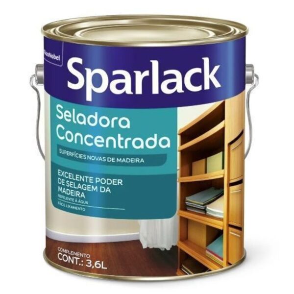 VERNIZ SELADORA CONCENTR AC SPARLACK TRANSP 3,6L CORAL