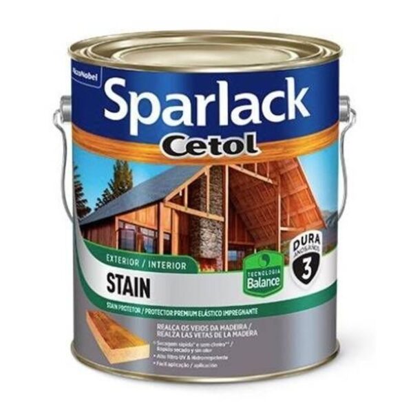 VERNIZ STAIN BALAN AC NATURAL SPARLACK 3,6L CORAL