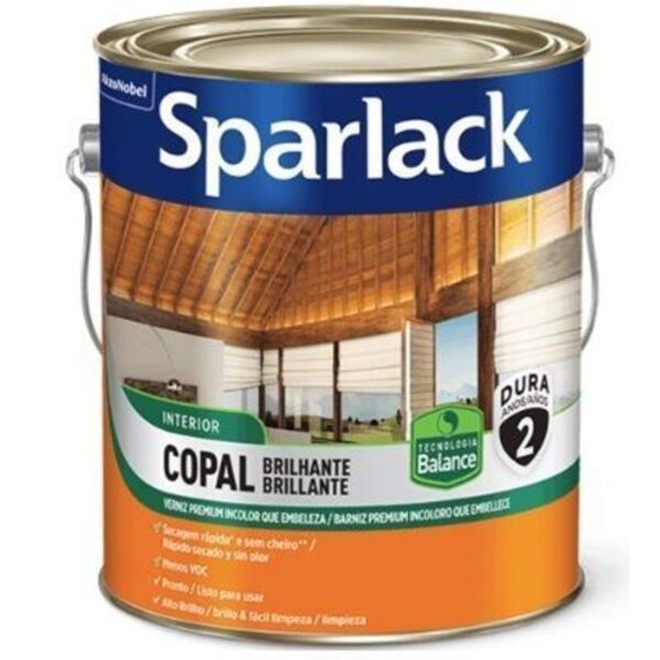 VERNIZ COPAL BALANCE BR INCOLOR SPARLACK 900ML CORAL