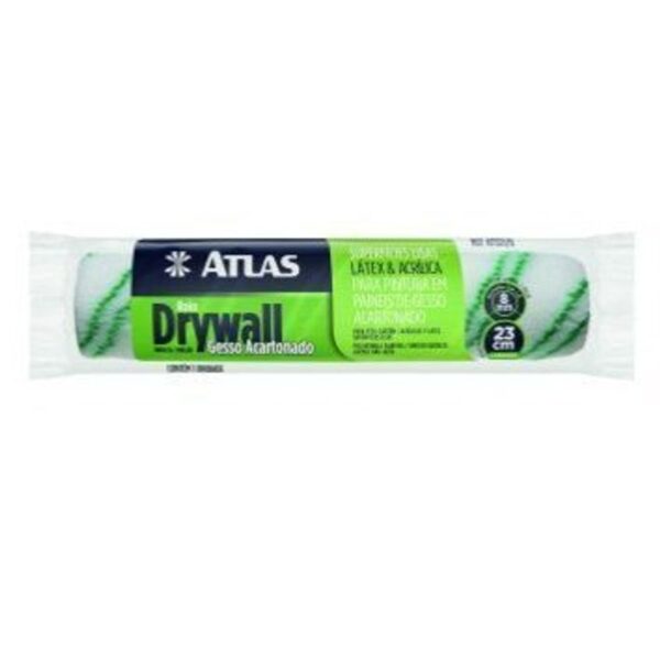 ROLO DE PINTURA DRYWALL POLIAMIDA 23CM ATLAS
