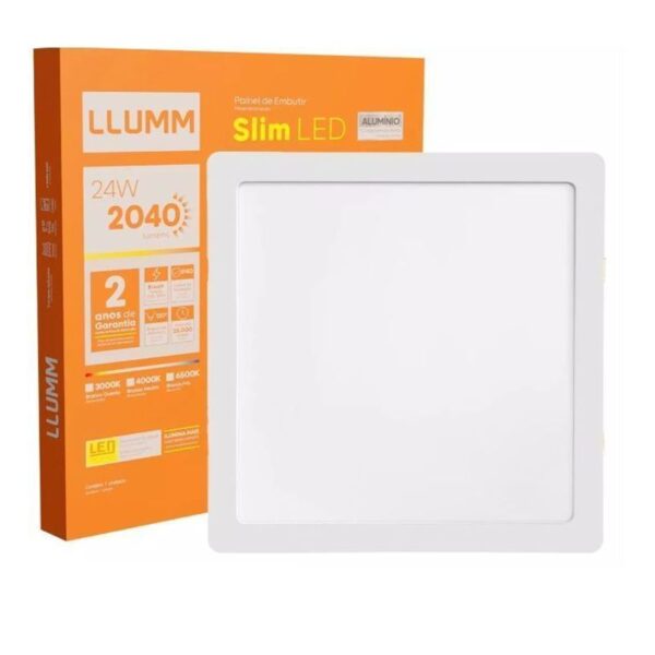 PAINEL EMB SLIM LED 24W QD 6500K BRONZEARTE