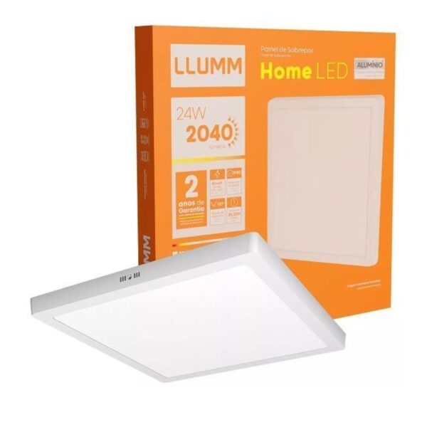 PAINEL SOB HOME LED 24W QD 6500K BRONZEARTE