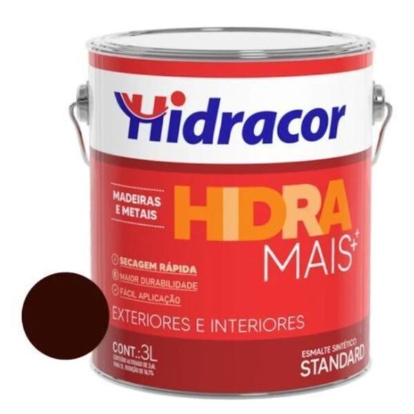ESMALTE HIDRAMAIS ESM SINT VERM VINHO 3,0L HIDRACOR
