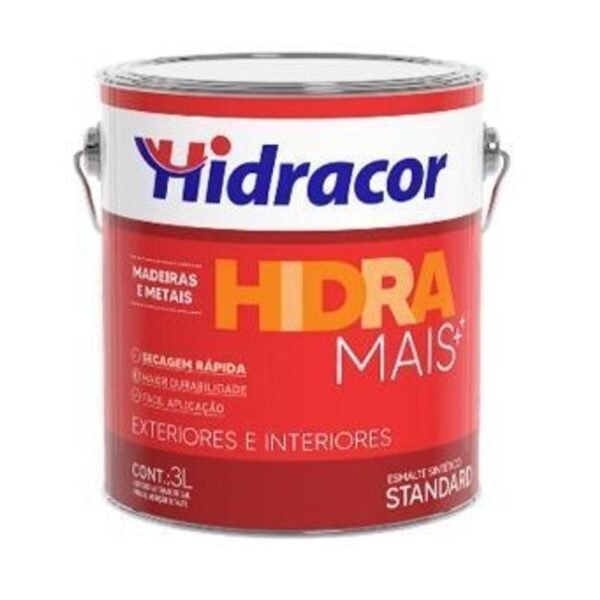 ESMALTE HIDRAMAIS BA ACET BRANCO NEVE 3,0L HIDRACOR