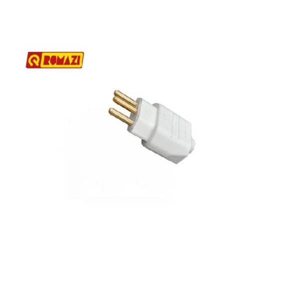 PLUGUE MACHO 2P+T 180 20A BRANCO ROMAZI