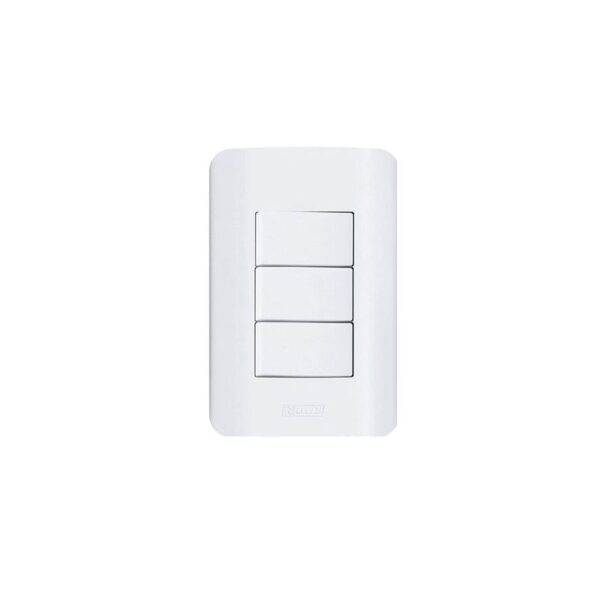 3 TECLA SIMPLES 10A 4X2 CANOA ROMAZI