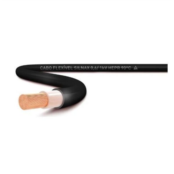 CABO FLEXSILNAX 1KV 25MM PRETO MT SIL