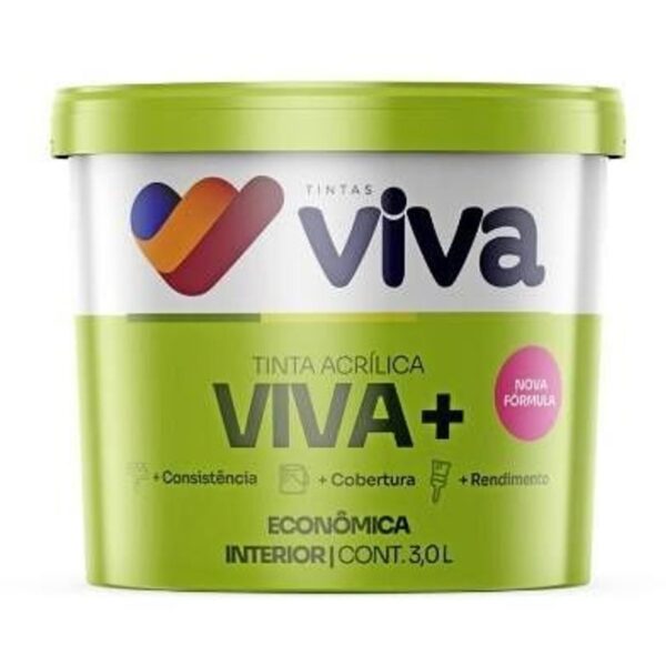 TINTA EC ACR FOSCO 3,0L AZUL CELESTE TINTAS VIVA