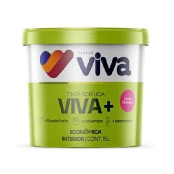 TINTA EC ACR FOSCO 15L NEVOA TINTAS VIVA