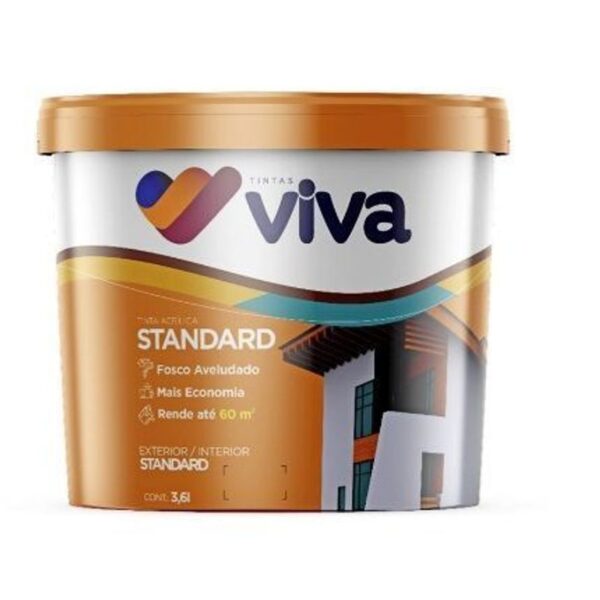 TINTAS STD 3,6L AMARELO FALESIA TINTAS VIVA