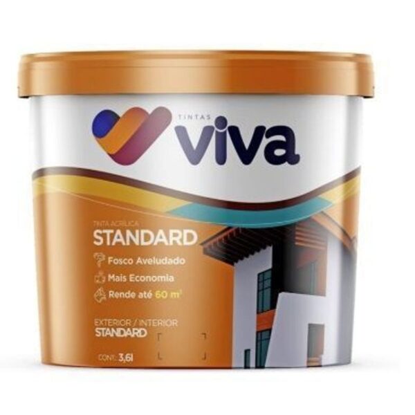 TINTAS LATEX STD 15L AMARELO CANARIO TINTAS VIVA