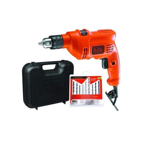 KIT FURADEIRA IMPACTO 3/8 560W C9BROCA BLACK  DECKER