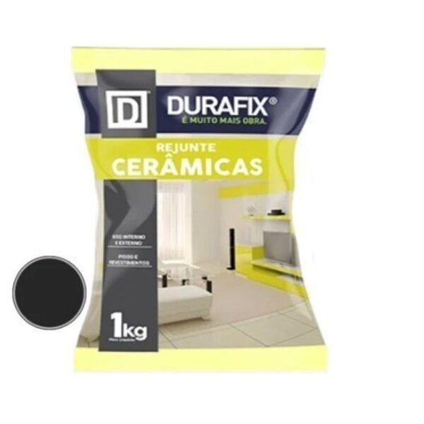 REJUNTE CERAMICA PRETO 1KG DURAFIX