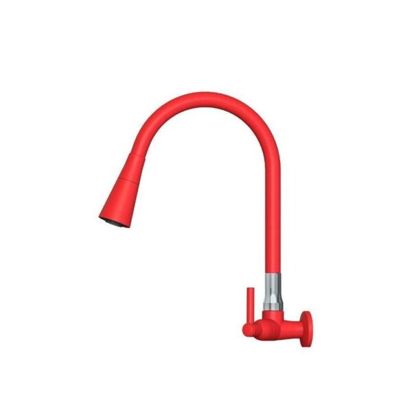 TORNEIRA ABS COLOR FLEX VERM 1167 1/4 V 1/2 DN15 CROM REAL METAIS