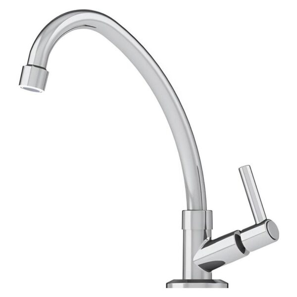 TORNEIRA PIA COZ/MESA B. MOV. ALTA  ABS 1/4 VOLTA 1/2 DN15 CR REAL METAIS