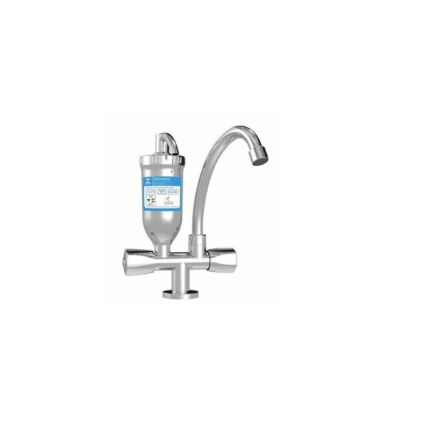 PURIFICADOR AGUA PIA ABS COZ/BANCADA GOURMET DUO 1/4 V DN15 CROM REAL METAIS