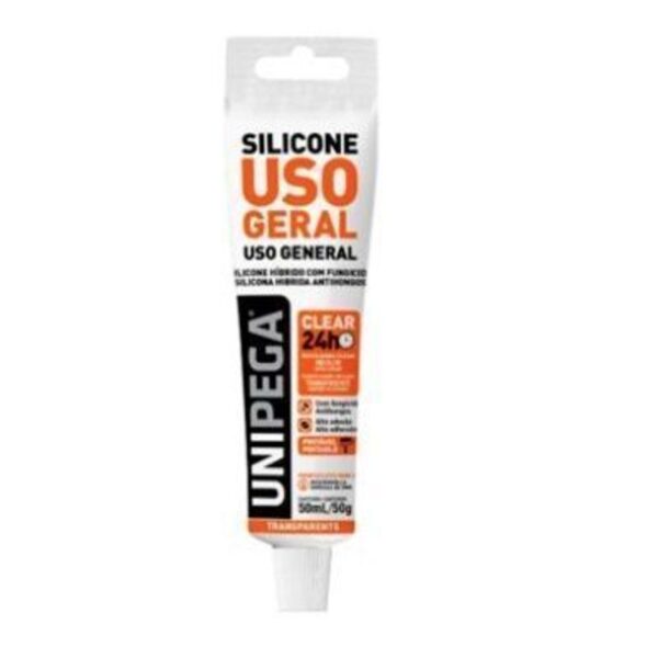 SILICONE HIBR UG INCOLOR CARTUCHO 50ML UNIPEGA