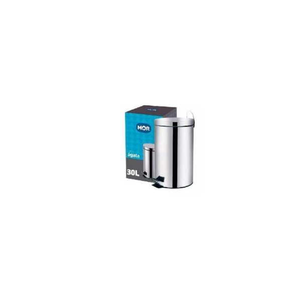 LIXEIRA 30L 8225 LINHA AGATA MOR