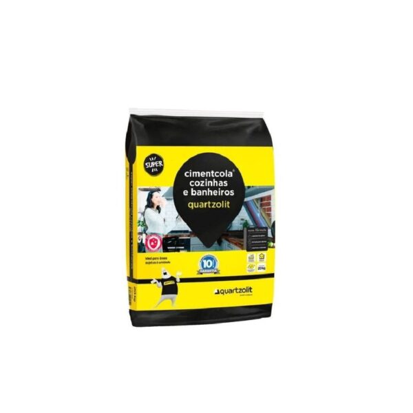 ARGAMASSA PARA COZINHAS E BANHEIROS 15KG QUARTZOLIT