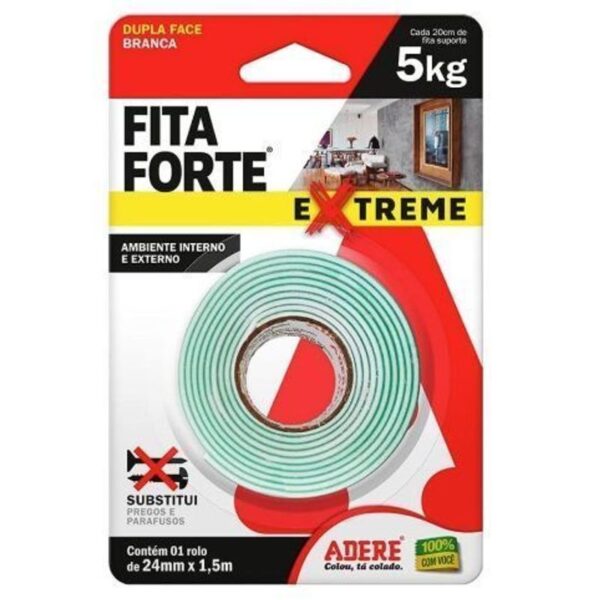 FITA DUPLA FCE EXTREME 24MM1,5M ADERE
