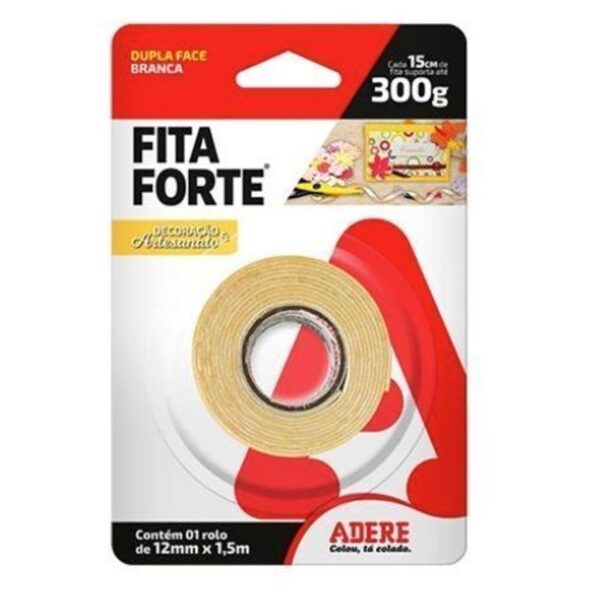 FITA DUPLA FACE  ARTESANATO 12MMX1,5M ADERE