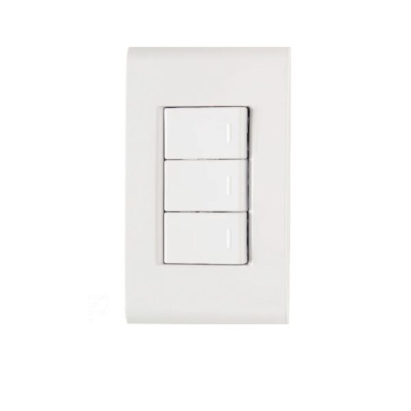 3 INTERRUPTOR SIMPLES LIZ BR TRAMONTINA