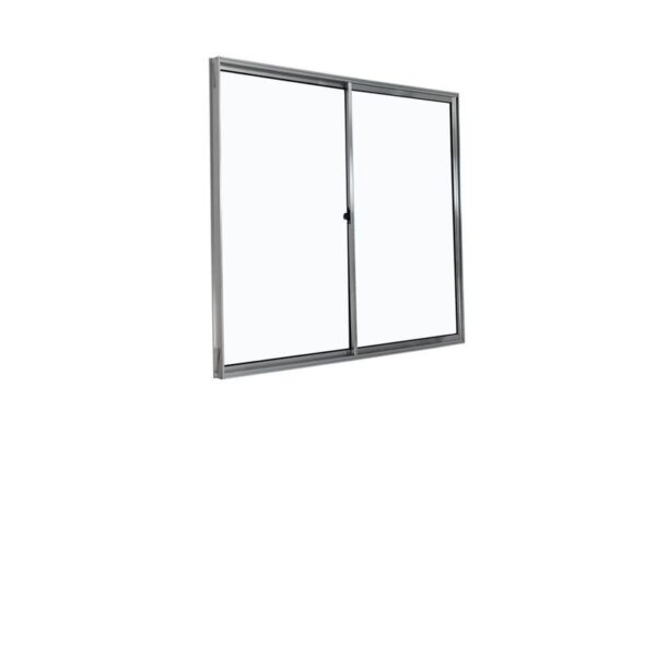 JANELA 100X100 2FL GRAD LISO NAT SLIM LIDER