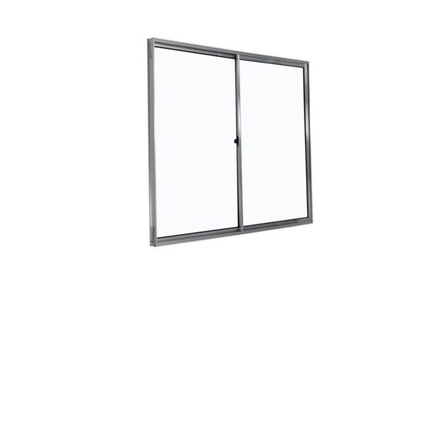 JANELA 100X100 2FL VID LISO NAT SLIM LIDER